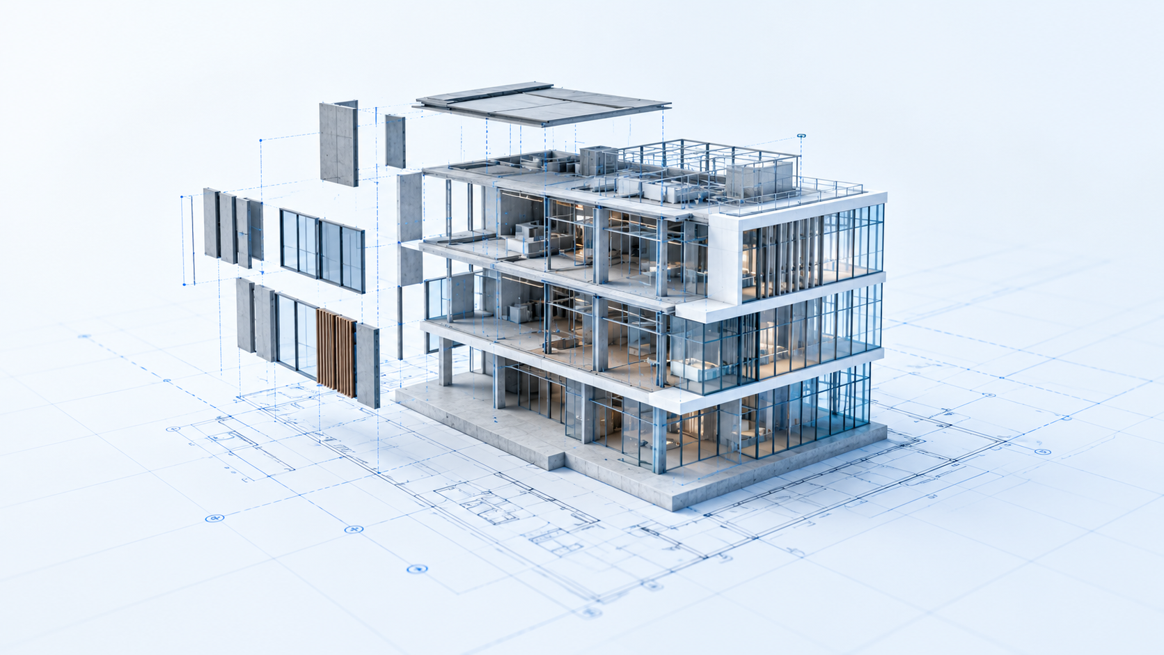 BIM 3D building model